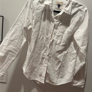 Universal Thread White Casual Button Down Shirt